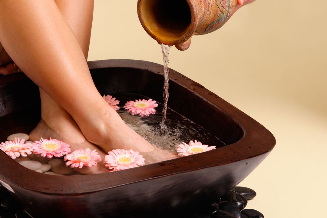 foot bath against fungus